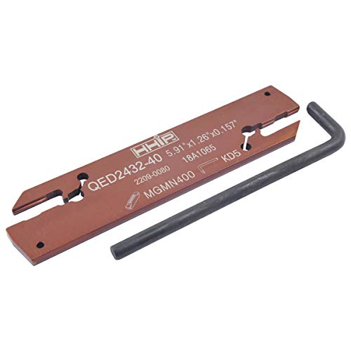 Lame de coupe externe droite pour usinage et tronçonnage acier