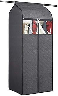 Zilink Large Garment Bag Organizer 60 inch Moth-Proof Hanging Wardrobe Garment Storage Bag