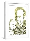 ART.COM Wall Art Print Saul Goodman on White Frame by Cristian Mielu, 16' x 22'