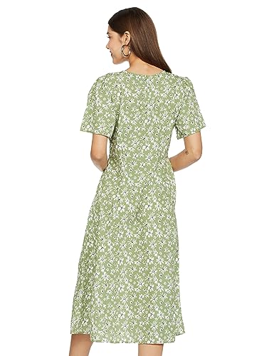 Image of Van Heusen Women's Fit and Flare Knee Length Printed Formal Dress