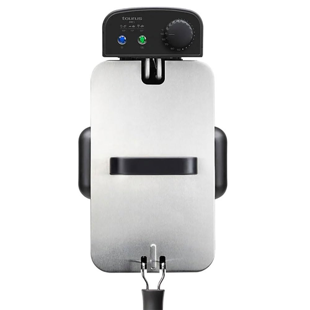 Taurus 973967000 – Fry3 Oil Fryer, 3 L, 1 kg of Potatoes, 2000 W, Temperature 150 to 190 °C, Clean Oil Longer, Detachable, Dishwasher Safe