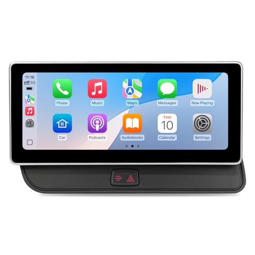 10.25 inch Touch Screen for Audi Q5 Multimedia (2009-2017) CarPlay Android Auto Upgrade Factory Car Radio Retain Original Stereo System (Linux Q5 Multimedia)