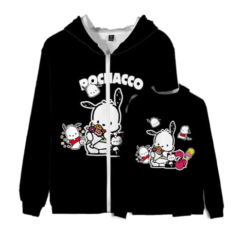 Cartoon Zip Up Hoodie Women's Full Zip Hooded Sweatshirt Girls Long Sleeve Pullover Sweaters