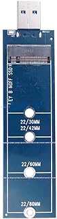 Woedpez SSD M2 to USB Adapter for M.2 to USB Adapter B for Key for M.2-SATA SSD Adapter NGFF to USB 3.0 SSD Card for 22 Adapter Card for Printer Reader Memory Hard Drive Converter for Computer Serial