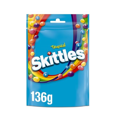 Tropical Skittles - UK Flavors, 136g