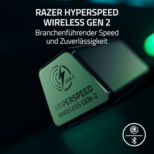 Razer BlackShark V3 Pro - Kabelloses E-Sport-Headset mit ANC- Geräuschunterdrückung - 50mm Audio Treiber - Abnehmbares Mikrofon - Wireless 2,4 GHz & Bluetooth - FPS-Profile - PC/Mac | Schwarz