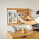 Creative Home 60x40 cm Pinnwand Kork | inkl. 5 Pinwandnadeln | Korkwand Korktafel Holzrahmen Memoboard | Hergestellt in der EU | Ideal für Büro, Schule, Schlafzimmer und Heim