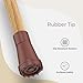 Adult Walking Stick Cane for Men/Women/Old Age People, Aluminum, Height Adjustable Walking Stick (Brown)