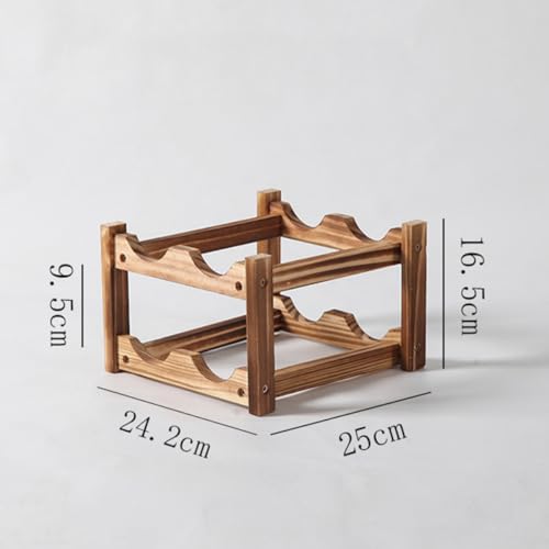 Casier à bouteilles de vin en bois chic, cadeau idéal bar