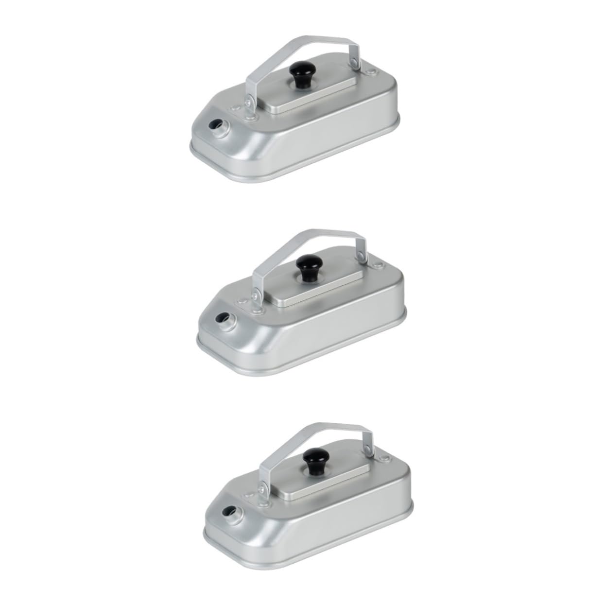 GALPADA 3pcs Aluminum Alloy Camping Kettle Stovetop Pot Tea Pots Outdoor Water Boiler