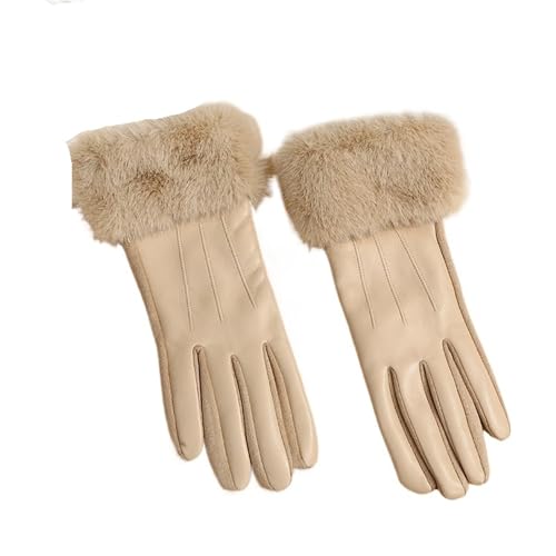 Gants en cuir PU pour cyclisme urbain et balades en plein air pour femme