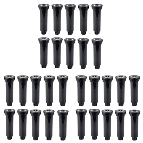 Wiseflexwia 30個のポップアップスプリンクラー芝生ツールスプレー-園芸用品用ヘッド360度灌漑設備ギアスプリンクラー