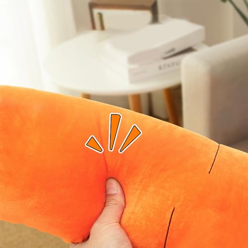Jouet carotte chien 75 cm multi-squeaks interactif grand format pour intérieur
