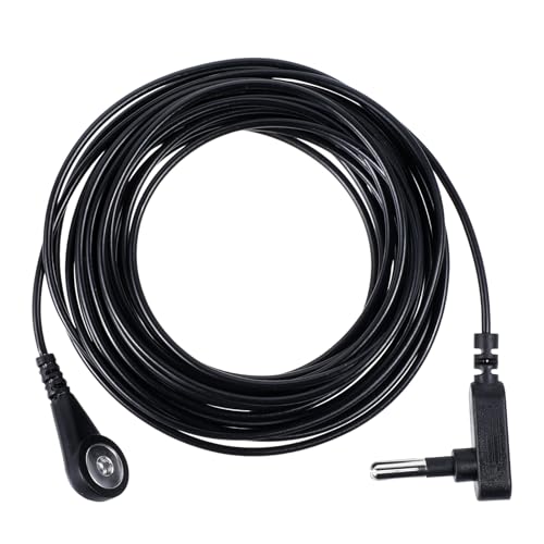1pcs Grounding Mat Cord Black Replacement Grounding Cable Accessories for Groundings Sheets 15 Feet...