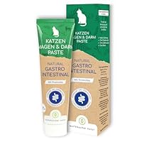Natürliche Magen-Darm Paste für Katzen - Katzensnack mit Probiotika und Ulmenrinde - Unterstützt Verdauung und Darmflora, Gastro Intestinal Paste