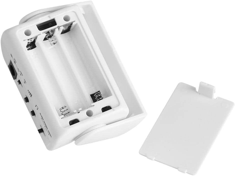 Enakshi® Wireless Motion Door Bell Sensor Alarm Home Door Security Chime with 32 Songs, 4Level Volume, 3 AAA Battery or 912V Adapter Waterproof, Indoor/Outdoor, Remote Activation, poly