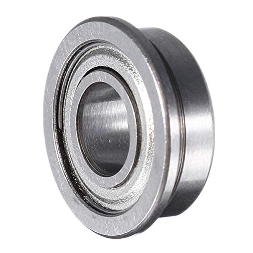 10pcs MF115ZZ 5x11x4mm Flange Bushing Ball Bearings Size 12.5x0.8mm