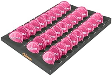 Chime Chai Packs, High Grade Natural Tea, Organic Spices, Fresh and Consistent Taste, 30 Caps in One Pack (Saffron Rose)