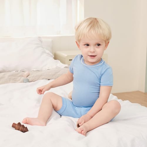 Image of pureborn Baby Pajamas Set Toddler Snug Fit Cotton Sleepwear 2pcs 12M-7Y