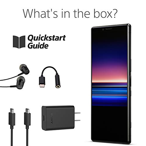 Sony Xperia 1 Unlocked Smartphone 6.5" 4K Hdr Oled Display, 128Gb - Black - (Us Warranty) #TOP4
