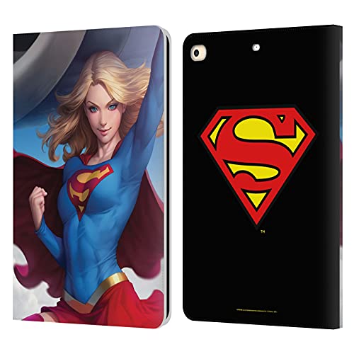 Étui iPad 9.7 Superman Supergirl anti-rayures pour éviter les bris d'écran