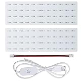 BAIFULAI LED Hintergrundbeleuchtung Board Replacement Kit, 3D Drucker Zubehör LED Hintergrundbeleuchtungsplatine mit Touch Dimmer, USB 5V, PCB Light Board für Lighphane Fotomodell DIY Druckprojekt