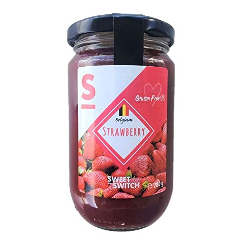 SWEET-SWITCH® - 6 x 280 g - Aardbeien Spread - Jam - Gelei - Confituur - Suikerarm - Glutenvrij - KETO - Image 3