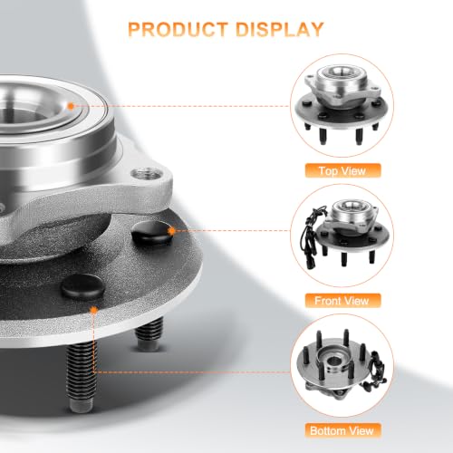 541001 Rear Wheel Hub and Bearing Assembly Compatible with 2003 2004 2005 2006 for Ford Expedition 2003-2006 for Lincoln Navigator 6 Lugs W/ABS 1pcs by ASAPE - Used condition - Image 2