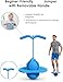 Balance Jumping Ball, Balance Bouncy Ball, Adult Fitness Bouncy Ball, with Non-Slip Feet, Fat-Burning Exercise Balls, Exercise Balances/Coordination, Safe/Fun for All People (Mix-1)