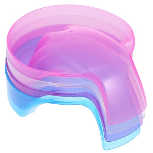 Zerodeko Cuencos para Quitar Uñas 4 Piezas, Recipientes para Remojar Manos y Puntas de Uñas, Herramienta Ligera y Portátil para Manicura y Cuidado de Cutículas, Usos en Color Aleatorio