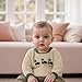 BULINGNA Toddler Baby Boy Girl Hunt Outfit Mallard Duck Knit Sweater Long Sleeve Knitted Sweatshirt Warm Fall Winter Clothes (Multicolor, 12-18 Months)
