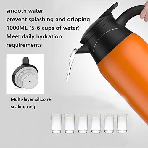 Tetera eléctrica para auto 24V 1000ml JUSHZ naranja miniatura 2