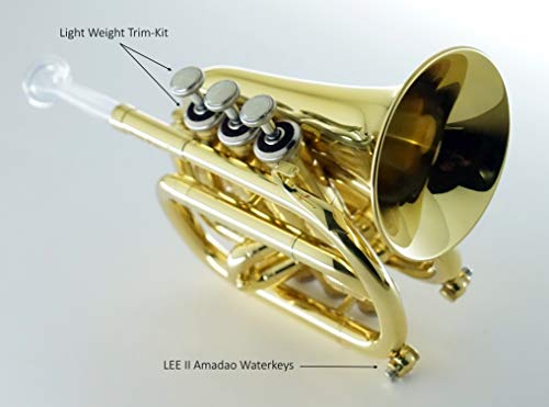 CarolBrass CPT-1000-YSS-Bb-L Mini pocket Bb trumpet - Thumbnail 4