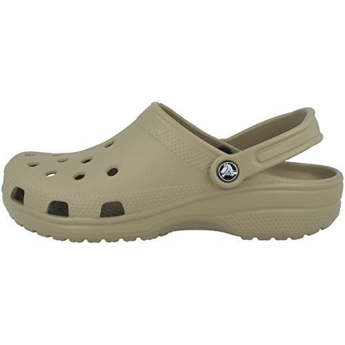 Crocs Unisex-Adult Classic Clogs (Best Sellers), Khaki, 13 Men/15 Women #TOP6