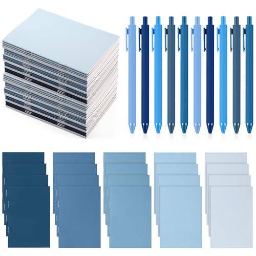 Diarios de composición de color gradual Eaasty como regalo de regreso a clases en pack de 20 piezas