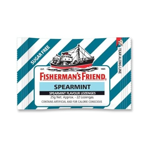 Fisherman's Friend Sugar Free Spearmint Flavor 22 Lozenges (Pack of 6) Cover