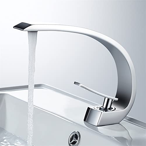 Robinet de lavabo monotrou à poignée unique pour salle de bain