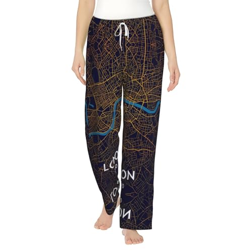 Pantalon de détente femme fluide résout le manque de poches en pyjama