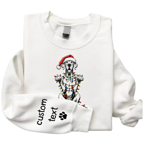 Personalized Dog Mom Christmas Hoodies For Women3