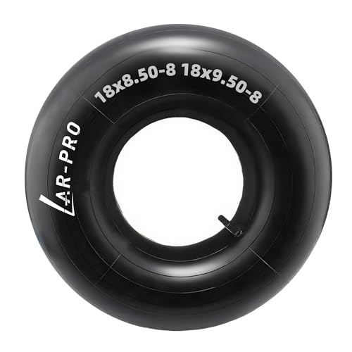 AR-PRO Replacement 18x8.50-8 18x9.50-8 Inner Tubes for Golf Cart ATV UTV Lawn Tractor Garden Trailer Snow Blowers and More - with TR-13 Straight Valve Stems - Made from Durable Butyl Rubber