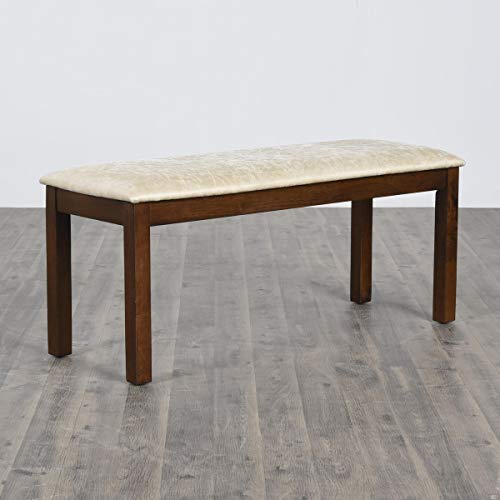 Image of Home Centre Harmony Sia Fabric Dining Bench - Grey