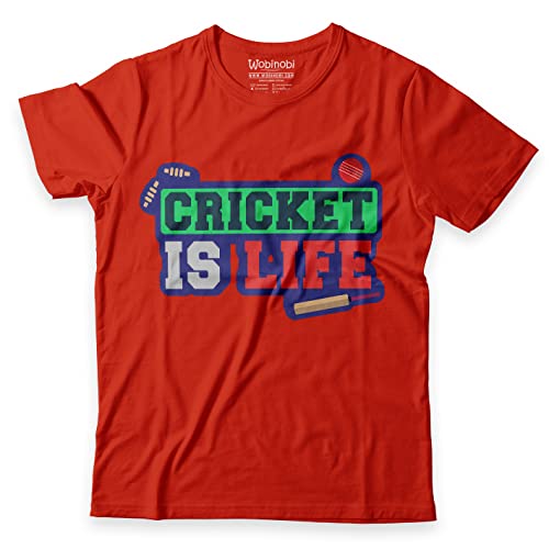 Image of Boys T-Shirt Cricket is Life 100% Cotton Boys T-Shirt