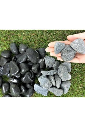 Siyah Bazalt Dolomit Taş 5 Kg 2-4 Cm Bazalt Dolomit Taş Siyah Taş Dere Taşı Çakıl Taşı Bahçe Taşı