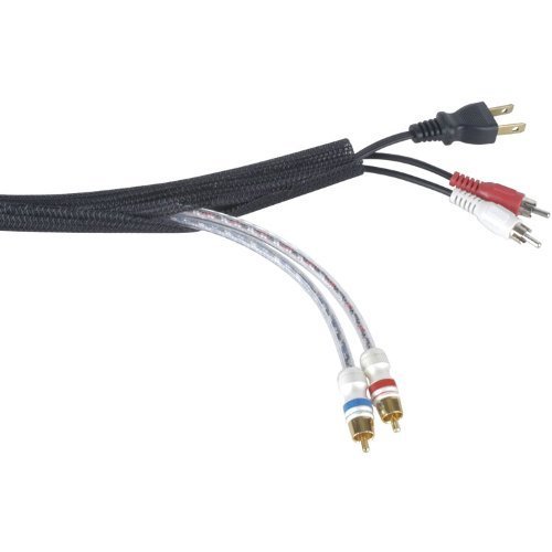 Techflex3/4 F6 Split Sleeving 50 ft. Black