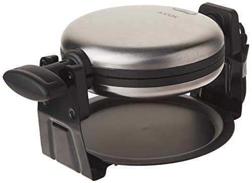 Aicok Belgian Waffle Maker, Stainless Steel Waffle Iron, Fast & Easy, 180 Degree Flipping, Non-stick Plates, Automatic Double-sided Heating Baking For Fluffy & Golden Waffles