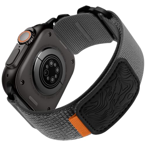 Image of Bandletic Compatible with Apple Watch Bands 44mm Men Women, Wide Tactical Stretchy Nylon Soft Sport Strap for iWatch 49mm(Ultra 3 /2 /1),46mm(11 /10),45mm(9 /8 /7),44mm(SE3 /SE2 /SE /6 /5 /4),42mm(3 /2 /1)