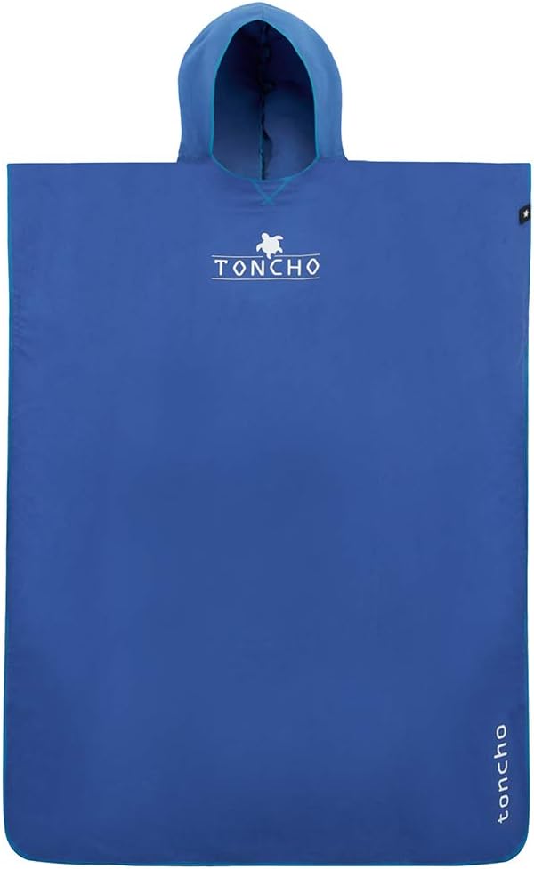TONCHO – Ultralight Towel Poncho & Bag – Hooded Changing Robe - Microfibre – Unisex – Quick Dry – Compact – Changing Robe - Perfect for beach changing, Holidays, Travel & Pool