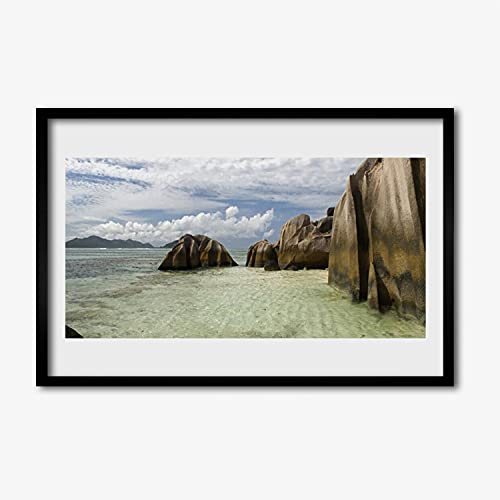 Affiche encadrée 60x40 cm paysage rock Tulup pour décoration murale de salon