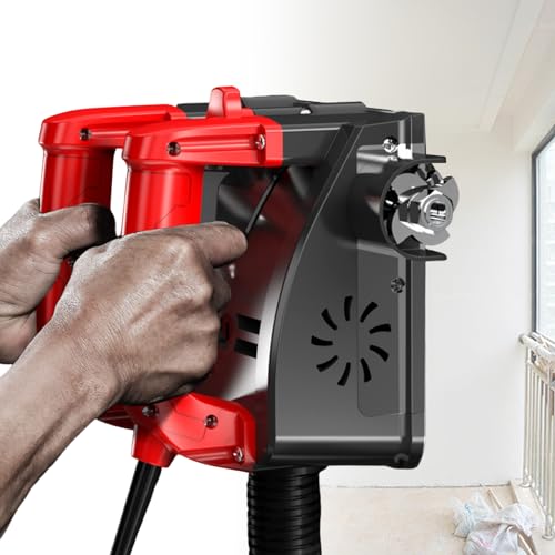 Raboteuse électrique murale 1680 W - Fraise de rénovation - Ponceuse à béton - Rabot mural - 3000 tr/min - 1-4 mm