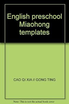 Paperback English preschool Miaohong templates Book